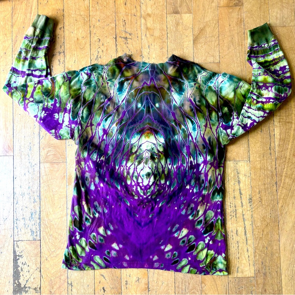 “Better Together” tie dye- men’s shirt, size Lg. Purple & green